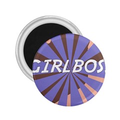 Girlboss Light Line Wave Chevron 2 25  Magnets