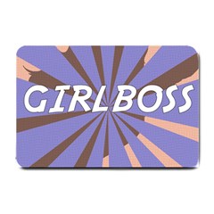 Girlboss Light Line Wave Chevron Small Doormat  by Mariart