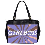 Girlboss Light Line Wave Chevron Office Handbags (2 Sides)  Front