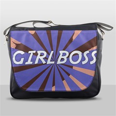 Girlboss Light Line Wave Chevron Messenger Bags