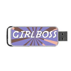 Girlboss Light Line Wave Chevron Portable Usb Flash (one Side)