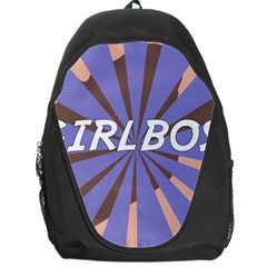 Girlboss Light Line Wave Chevron Backpack Bag by Mariart