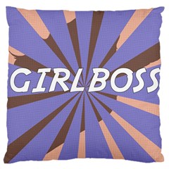 Girlboss Light Line Wave Chevron Large Flano Cushion Case (two Sides) by Mariart