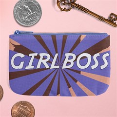 Girlboss Light Line Wave Chevron Large Coin Purse