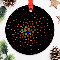 Molecular Chemistry Of Mathematical Physics Small Army Circle Ornament (round)