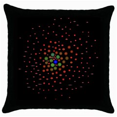 Molecular Chemistry Of Mathematical Physics Small Army Circle Throw Pillow Case (black) by Mariart