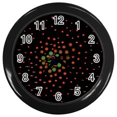 Molecular Chemistry Of Mathematical Physics Small Army Circle Wall Clocks (black) by Mariart