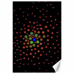 Molecular Chemistry Of Mathematical Physics Small Army Circle Canvas 12  X 18   by Mariart