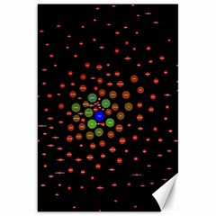 Molecular Chemistry Of Mathematical Physics Small Army Circle Canvas 20  X 30   by Mariart