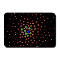 Molecular Chemistry Of Mathematical Physics Small Army Circle Plate Mats by Mariart