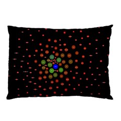 Molecular Chemistry Of Mathematical Physics Small Army Circle Pillow Case (two Sides) by Mariart