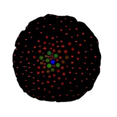 Molecular Chemistry Of Mathematical Physics Small Army Circle Standard 15  Premium Round Cushions by Mariart