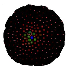 Molecular Chemistry Of Mathematical Physics Small Army Circle Large 18  Premium Flano Round Cushions by Mariart