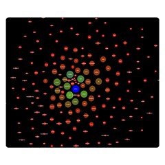 Molecular Chemistry Of Mathematical Physics Small Army Circle Double Sided Flano Blanket (small)  by Mariart