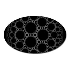 Plane Circle Round Black Hole Space Oval Magnet