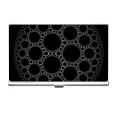 Plane Circle Round Black Hole Space Business Card Holders by Mariart