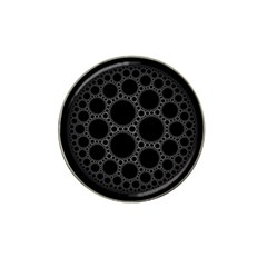 Plane Circle Round Black Hole Space Hat Clip Ball Marker by Mariart