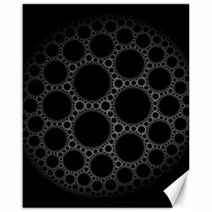 Plane Circle Round Black Hole Space Canvas 16  X 20   by Mariart