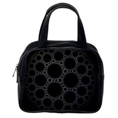 Plane Circle Round Black Hole Space Classic Handbags (one Side) by Mariart