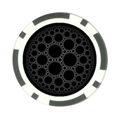 Plane Circle Round Black Hole Space Poker Chip Card Guard (10 Pack) by Mariart