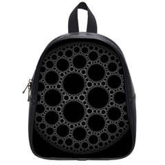 Plane Circle Round Black Hole Space School Bags (small)  by Mariart