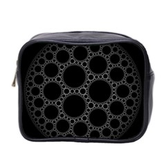 Plane Circle Round Black Hole Space Mini Toiletries Bag 2-side by Mariart