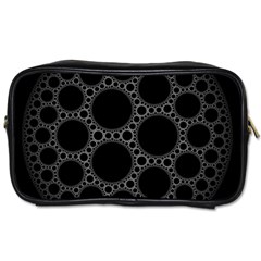 Plane Circle Round Black Hole Space Toiletries Bags 2-side by Mariart