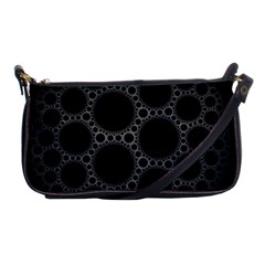 Plane Circle Round Black Hole Space Shoulder Clutch Bags by Mariart