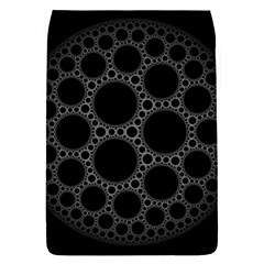 Plane Circle Round Black Hole Space Flap Covers (l)  by Mariart