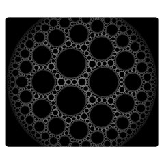 Plane Circle Round Black Hole Space Double Sided Flano Blanket (small)  by Mariart