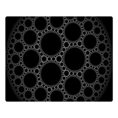 Plane Circle Round Black Hole Space Double Sided Flano Blanket (large)  by Mariart