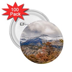 Forest And Snowy Mountains, Patagonia, Argentina 2 25  Buttons (100 Pack)  by dflcprints