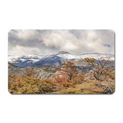 Forest And Snowy Mountains, Patagonia, Argentina Magnet (rectangular) by dflcprints