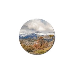 Forest And Snowy Mountains, Patagonia, Argentina Golf Ball Marker (10 Pack) by dflcprints