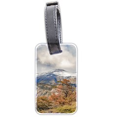 Forest And Snowy Mountains, Patagonia, Argentina Luggage Tags (two Sides) by dflcprints