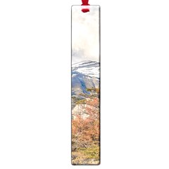 Forest And Snowy Mountains, Patagonia, Argentina Large Book Marks by dflcprints