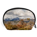 Forest And Snowy Mountains, Patagonia, Argentina Accessory Pouches (Large)  Front