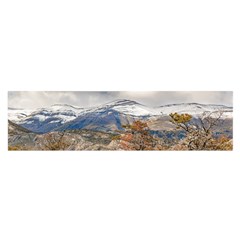 Forest And Snowy Mountains, Patagonia, Argentina Satin Scarf (oblong) by dflcprints