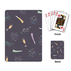 Bottle Party Glasses Playing Card