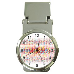 Random Sized Cube Multiple Plaid Color Rainbow Money Clip Watches by Mariart