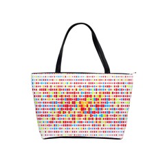 Random Sized Cube Multiple Plaid Color Rainbow Shoulder Handbags by Mariart