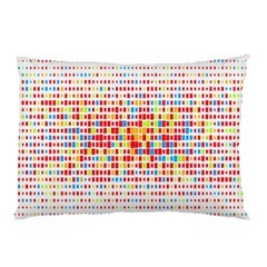 Random Sized Cube Multiple Plaid Color Rainbow Pillow Case (two Sides) by Mariart