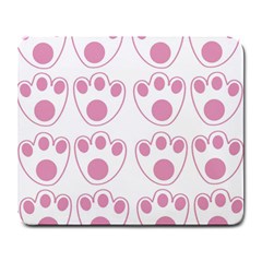 Rabbit Feet Paw Pink Foot Animals Large Mousepads