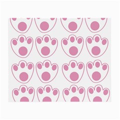 Rabbit Feet Paw Pink Foot Animals Small Glasses Cloth (2-Side)