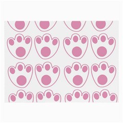 Rabbit Feet Paw Pink Foot Animals Large Glasses Cloth