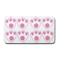 Rabbit Feet Paw Pink Foot Animals Medium Bar Mats by Mariart