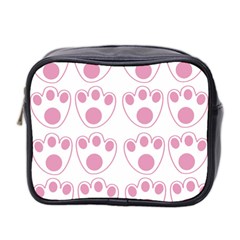 Rabbit Feet Paw Pink Foot Animals Mini Toiletries Bag 2-side