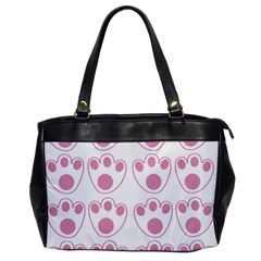 Rabbit Feet Paw Pink Foot Animals Office Handbags by Mariart