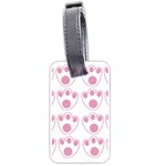 Rabbit Feet Paw Pink Foot Animals Luggage Tags (One Side)  Front