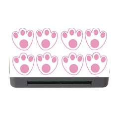 Rabbit Feet Paw Pink Foot Animals Memory Card Reader With Cf by Mariart